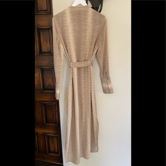 EQUIPMENT FEMME Connell Silk Crepe de Chine Maxi Shirt Dress - Picture 11 of 13